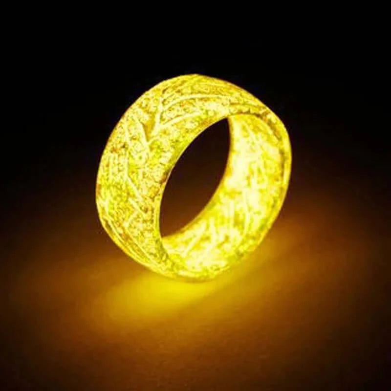 Luminous Glow Ring Glowing In The Dark