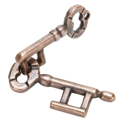 Unlock Interlocking Puzzle Metal Hole Lock key