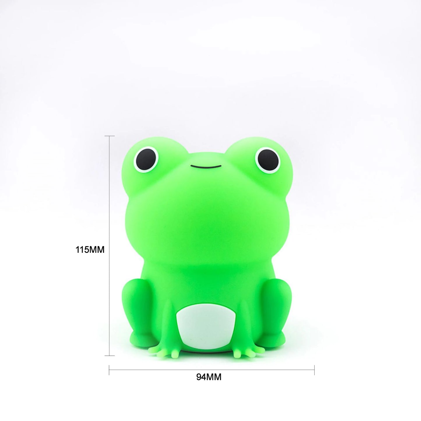 Frog Soft Silicone Sleeping Night Light Dimmable Timer Rechargeable Colorful Light