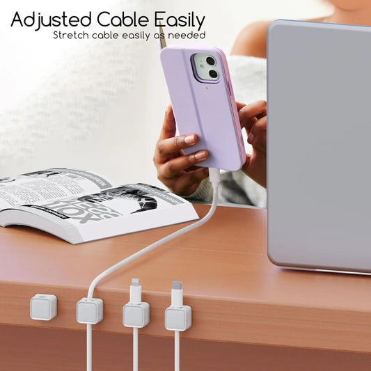 Magnetic Cable Organiser Clips Cable Management Wire Manager