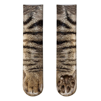 Realistic Comfy Animal Paws Socks