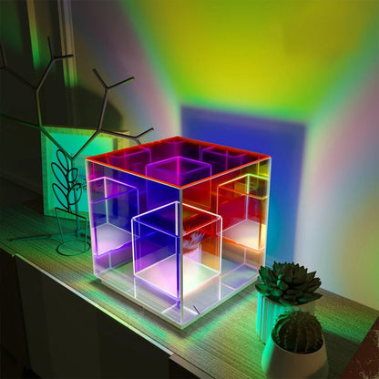 RGB Cube Table Lamp
