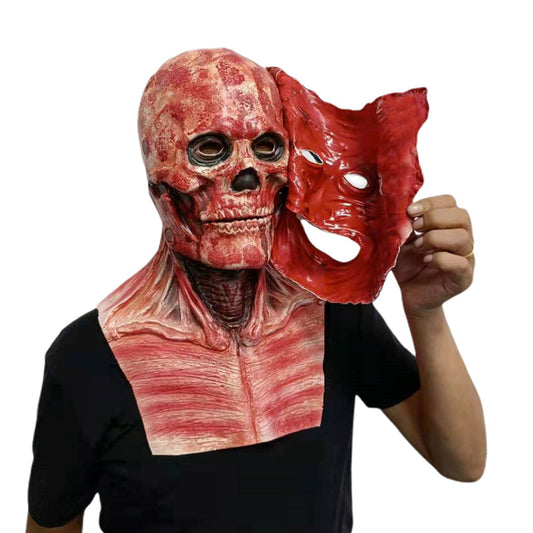 Double-layer Ripped Mask Bloody Horror Skull at $43.97 from OddityGate