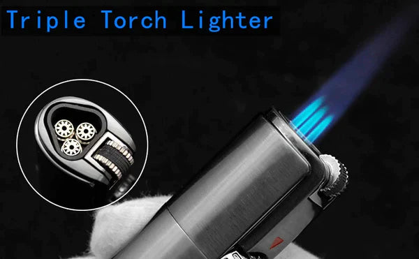 Triple Jet Torch Flame Lighter at $21.97 from OddityGate