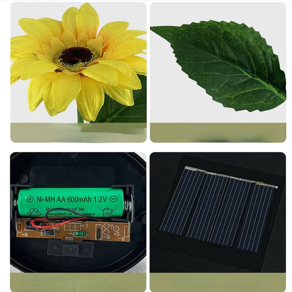 Sunflower Waterproof Solar Led Garden Lights