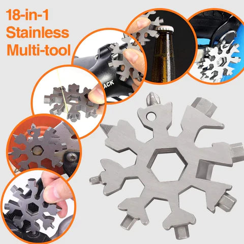 Snowflake Multifunction tool (18 in 1) at $9.97 from OddityGate