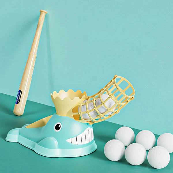 Whale Baseball Launcher Trainer Toy Set