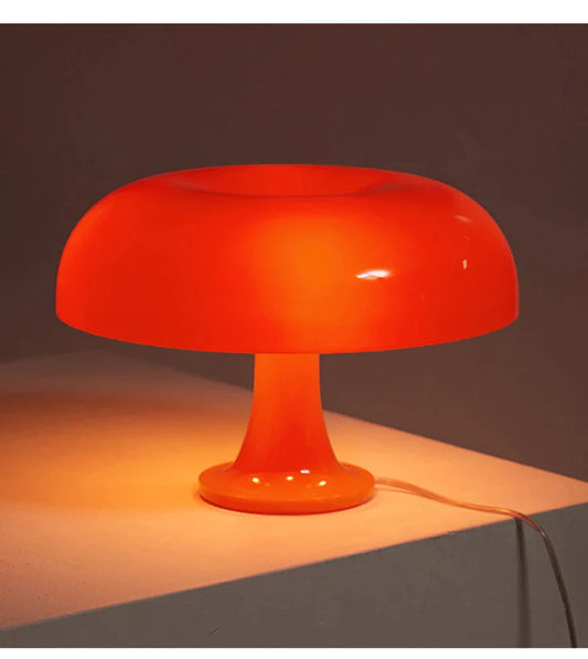 Lotus Atelier Orange Mushroom Lamp