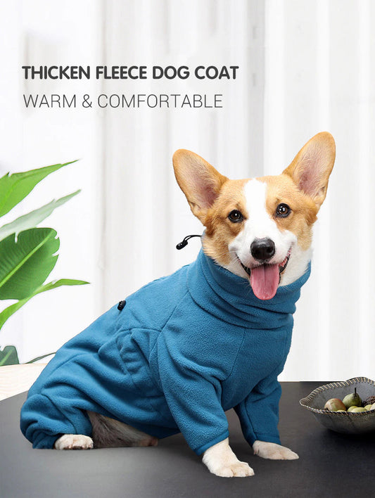 Fleece Dog Clothes Winter Thick Warm Dog Coat at $28.45 from OddityGate