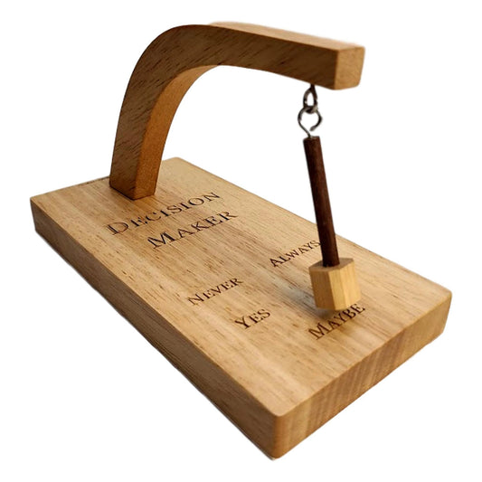 Decision Maker Magnetic Pendulum Wood at $18.95 from OddityGate