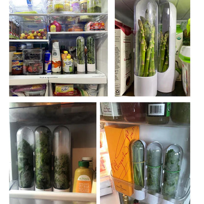  Vegetable Preserving Bottle Herbal Preserving Herb Storage Bottle Home Kitchen Gadget Fresh For Storing Kitchen Supplies