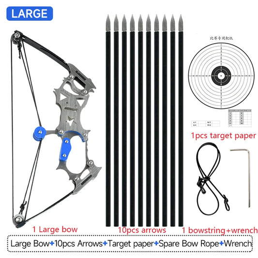 View details for Mini Stainless Steel Bow Arrow Shooting Bowstring Set Mini Stainless Steel Bow Arrow Shooting Bowstring Set