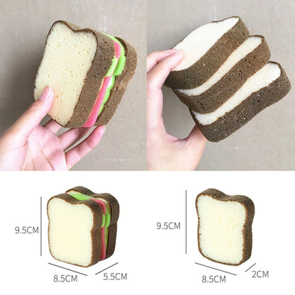 Toast Bread Shape Dish-washing Sponges at $9.99 from OddityGate
