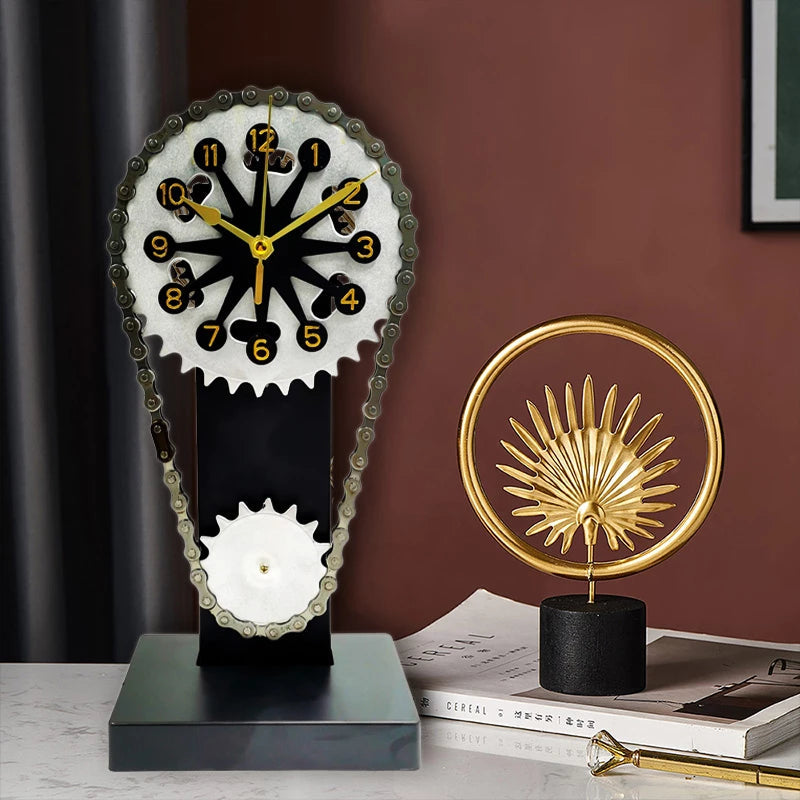 Vintage Rotating Gear Desk Clock at $54.80 from OddityGate