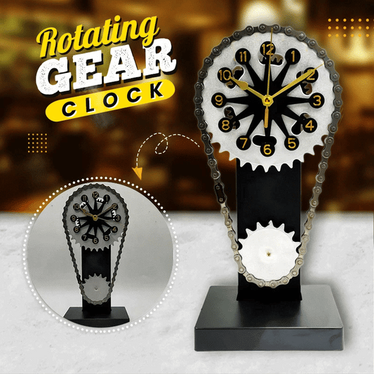 Vintage Rotating Gear Desk Clock at $54.80 from OddityGate
